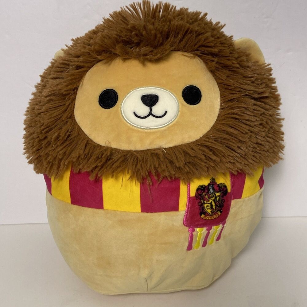 Squishmallows Original Harry Potter 10-Inch Gryffindor Lion Plush - Medium-Sized